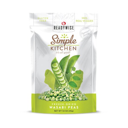 Readywise Simple Kitchen Wasabi Peas, PK 6 RWSK05-020